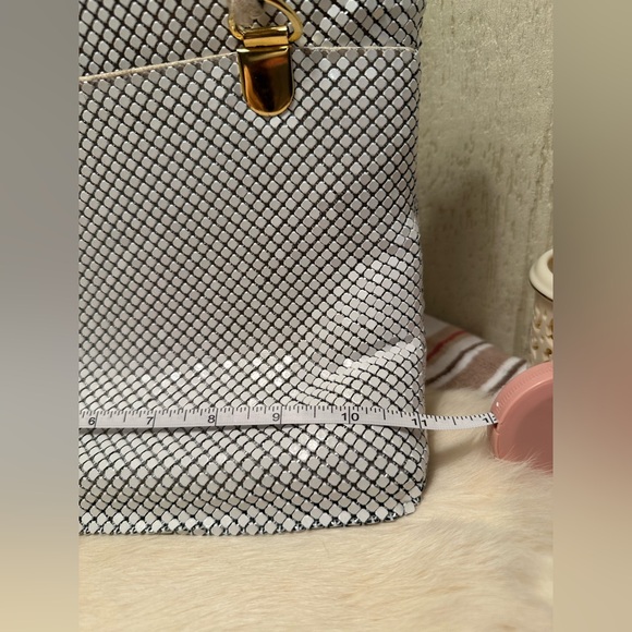 Y&S Vintage White Chain mail bag - Picture 13 of 15